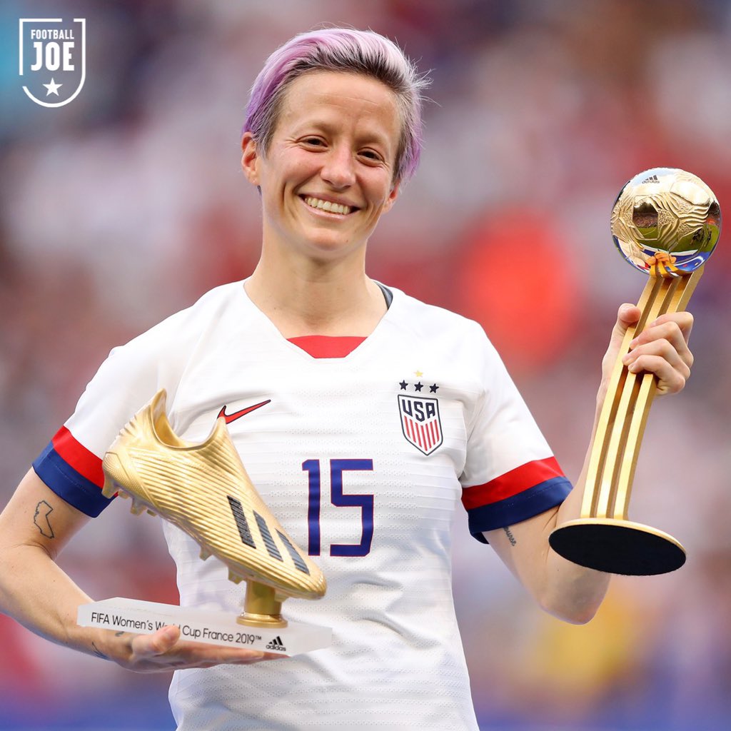 World Cup Winner.

Golden Ball Winner.

Golden Boot Winner.

Icon.

joe.co.uk/sport/megan-ra…