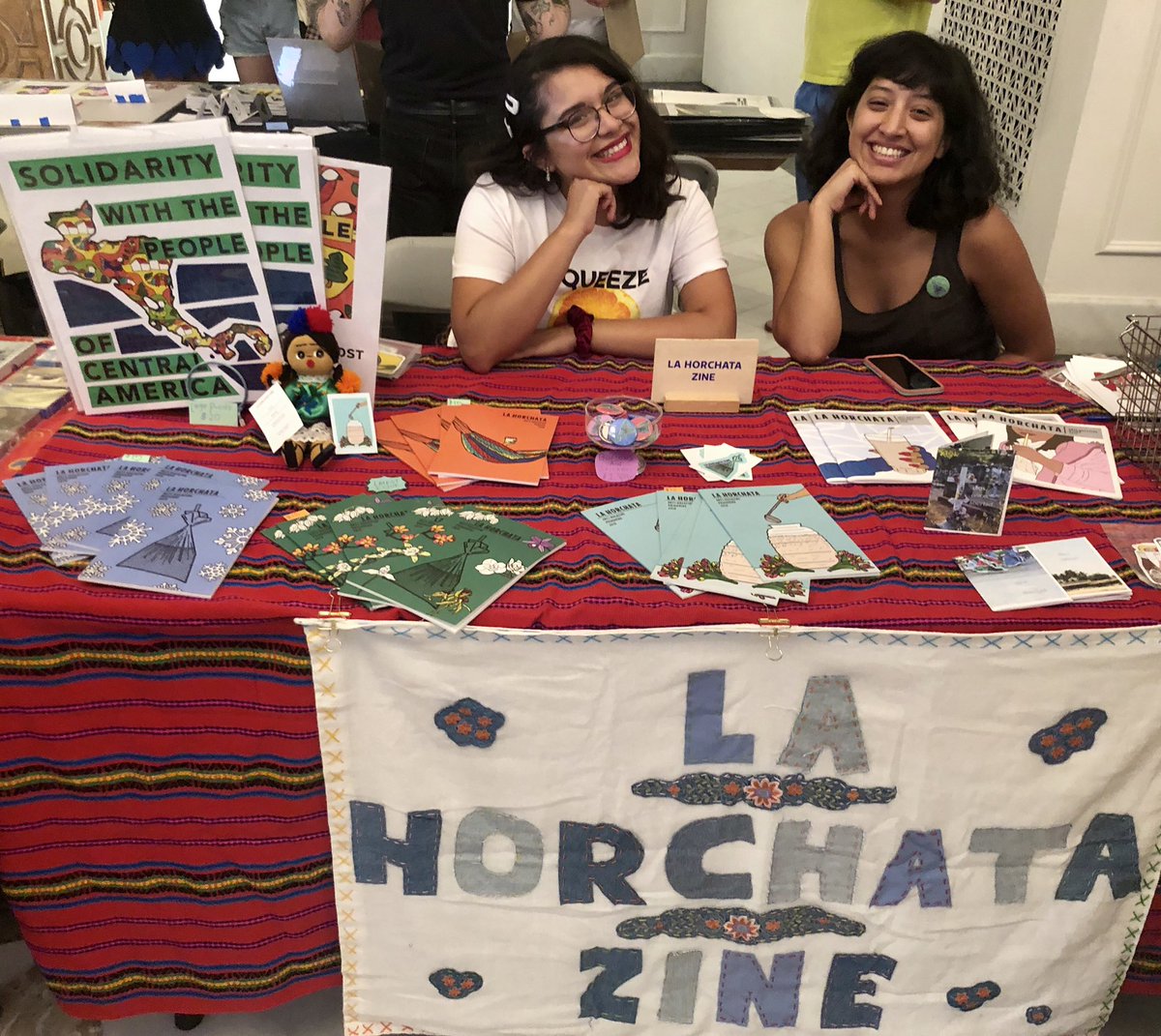 dcartbookfair's tweet photo. It’s not too late to come by the @WomenInTheArts for #dcartbookfair2019! Join us and be sure to say 👋 to @lahorchatazine! https://t.co/t9qFu0ag2Y