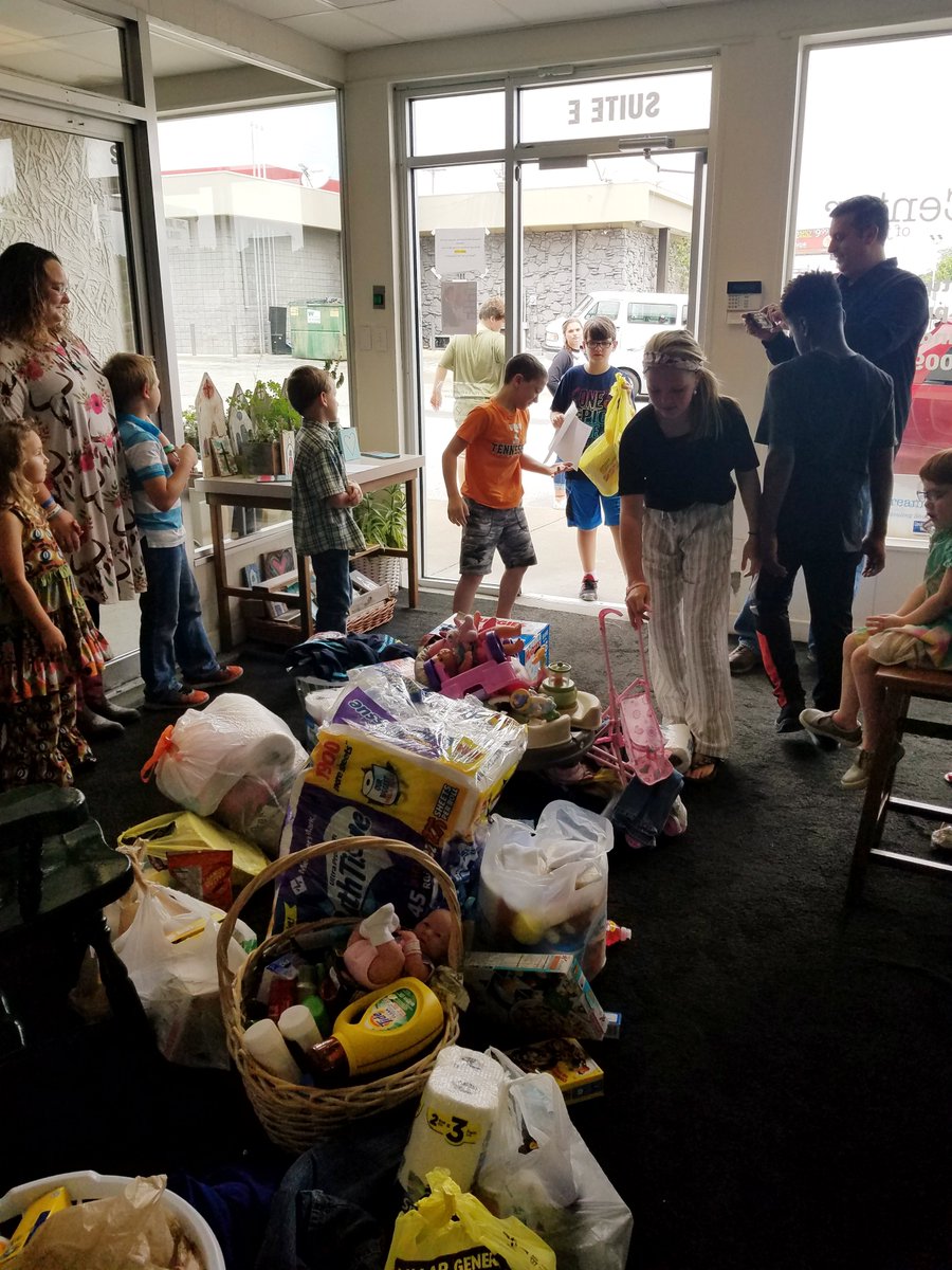 DreamCenter2003's tweet photo. The children from Highland Park VBS blessed us greatly today! They showed us Jesus in action! #womensministry #Jesuslove https://t.co/dyaCtMcKpj