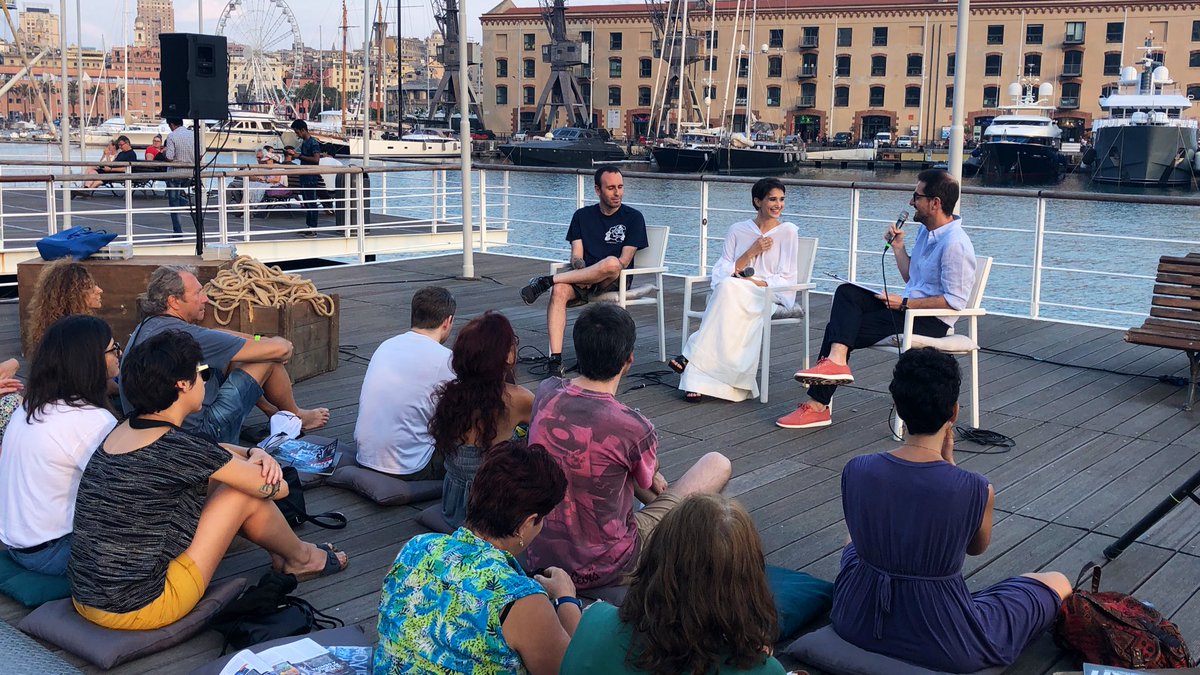 PortoAnticoGe's tweet image. Comincia l’intervista a Linda Caridi per il quinto appuntamento di #CineComicFest19 🎥 #EstateSpettacolo19