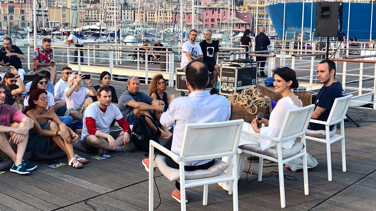 PortoAnticoGe's tweet image. Comincia l’intervista a Linda Caridi per il quinto appuntamento di #CineComicFest19 🎥 #EstateSpettacolo19
