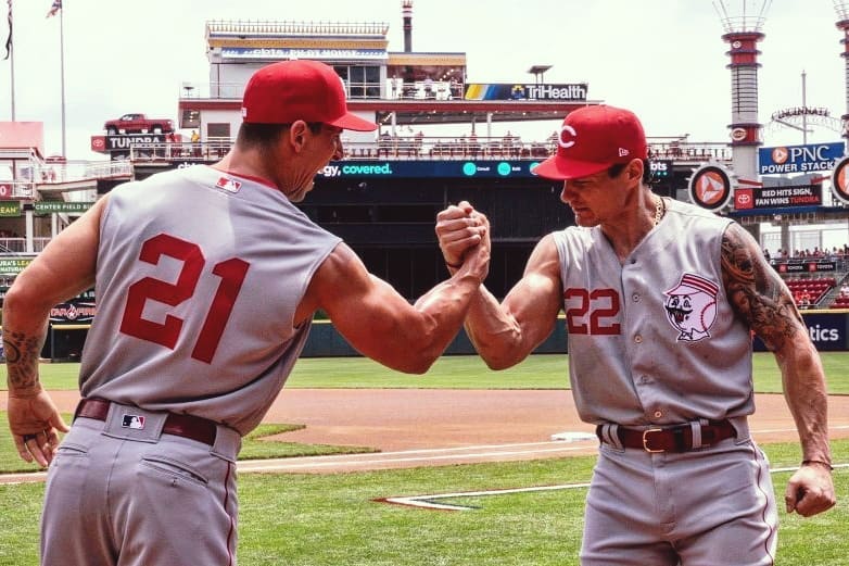 cincinnati reds sleeveless jersey