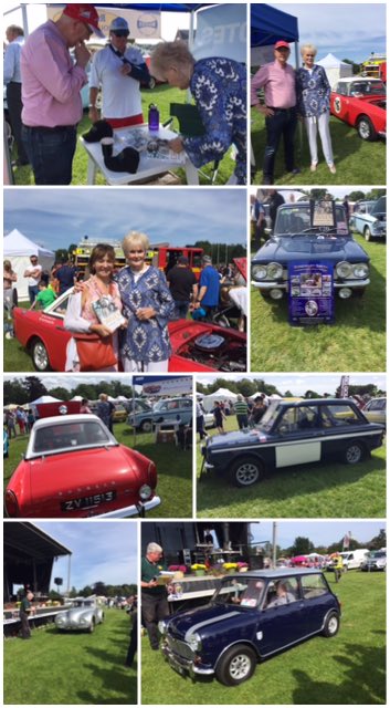 Rosemary Smith today at Terenure Classic & Vintage car show ..delighted to get a copy of your autobiography ‘Driven’  a truly inspirational lady  ..fantastic show in every way!! #irishmotorsports #irishjagclub #rosemarysmith #terenureshow #racingcars