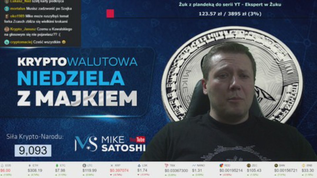 lukasz_lekowski's tweet photo. MikeSatoshi is streaming Cryptocurrency on DLive!
https://t.co/hTQzfcFMcc https://t.co/x8mb5EkUYs