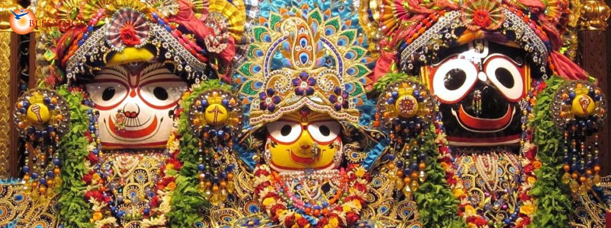 The name comes from the conjugation of two Sanskrit words - jagat (world) and natha (master). Hence, "Jagannath" means master of the world and refers to Lord Krishna, who is held to be the Supreme God and creator of the Universe.