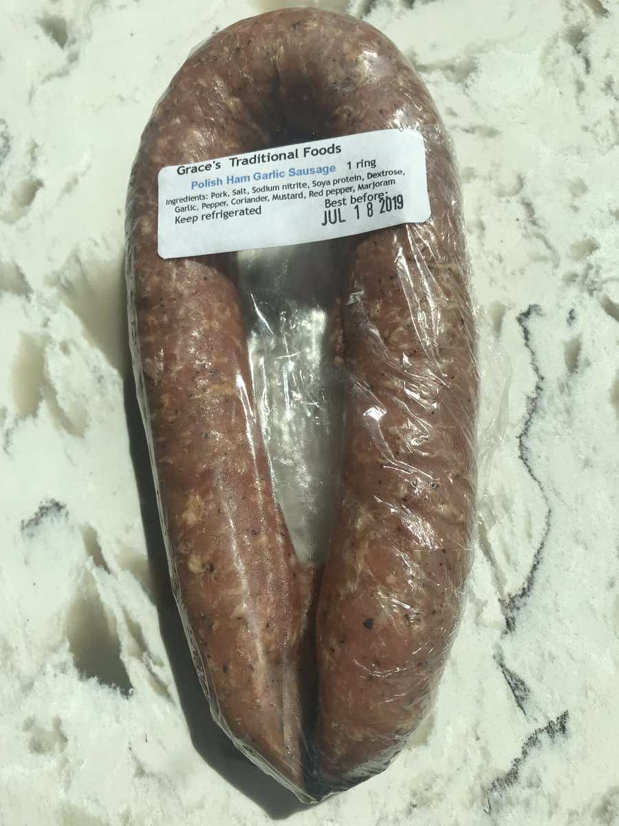 John Stevens (@johnmstevens5) on Twitter photo Checked out the <a href="/bountifulmarket/">Bountiful Market YEG</a> this morning! Purchased three rings of Polish Ham Garlic Sausage from Grace’s Traditional Foods! Outstanding flavour and very lean! Made fresh this past Thursday! Checked out the <a href="/bountifulmarket/">Bountiful Market YEG</a> this morning! Purchased three rings of Polish Ham Garlic Sausage from Grace’s Traditional Foods! Outstanding flavour and very lean! Made fresh this past Thursday!