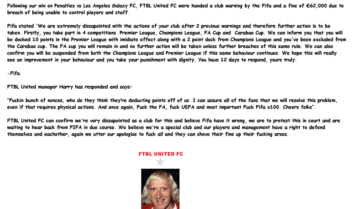 FcFtbl's tweet photo. ��| Club Statement https://t.co/dF1kV2OlYG