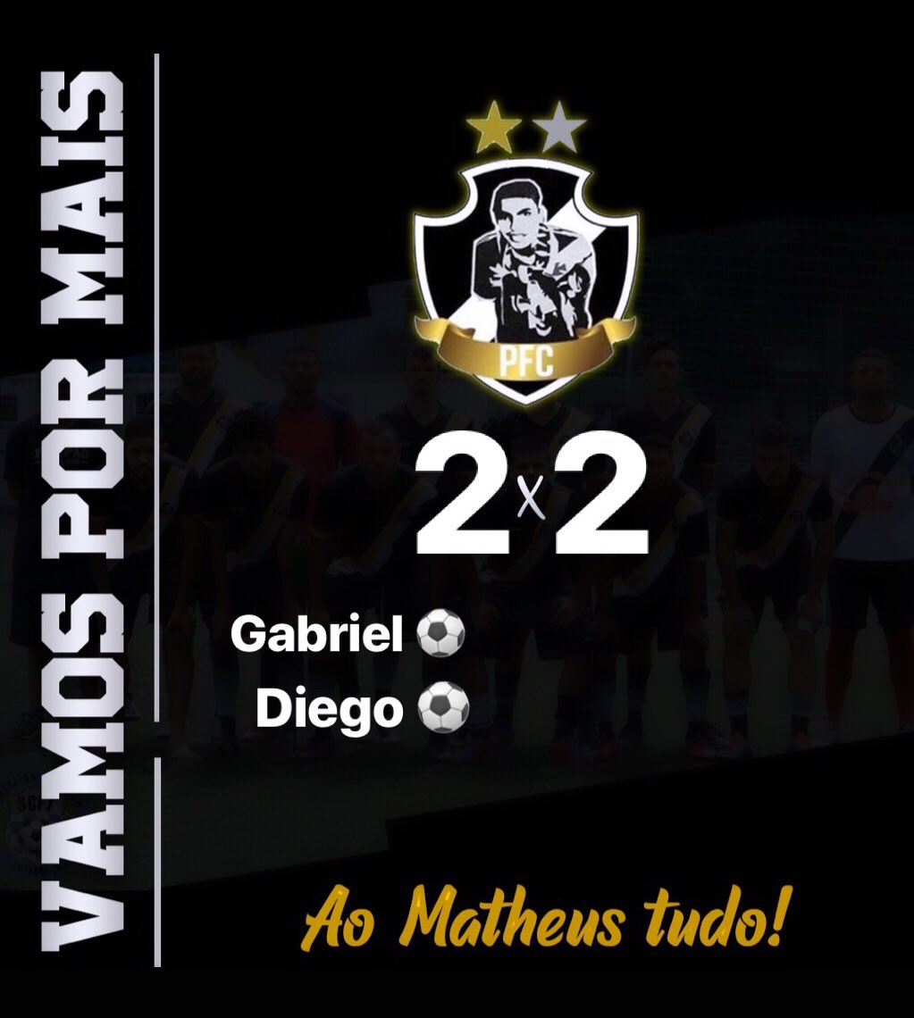 pimpaoFC's tweet photo. NA RAÇA!!!
Artilheiros salvam o PIMPÃO!

Com mais de 10 desfalques, o Pimpão encarou o vice-líder do grupo, a boa equipe do Village.
Somente com 6 jogadores na linha e nosso zagueiro Danilo SG de goleiro, a equipe se superou e buscou o empate nos acréscimos.

AO MATHEUS TUDO!!! https://t.co/EKXy5PrcIt