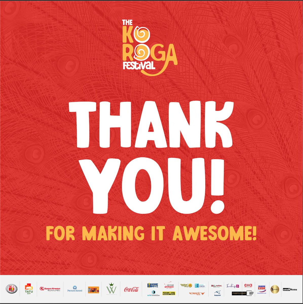 Cheers to you! #KorogaFestival