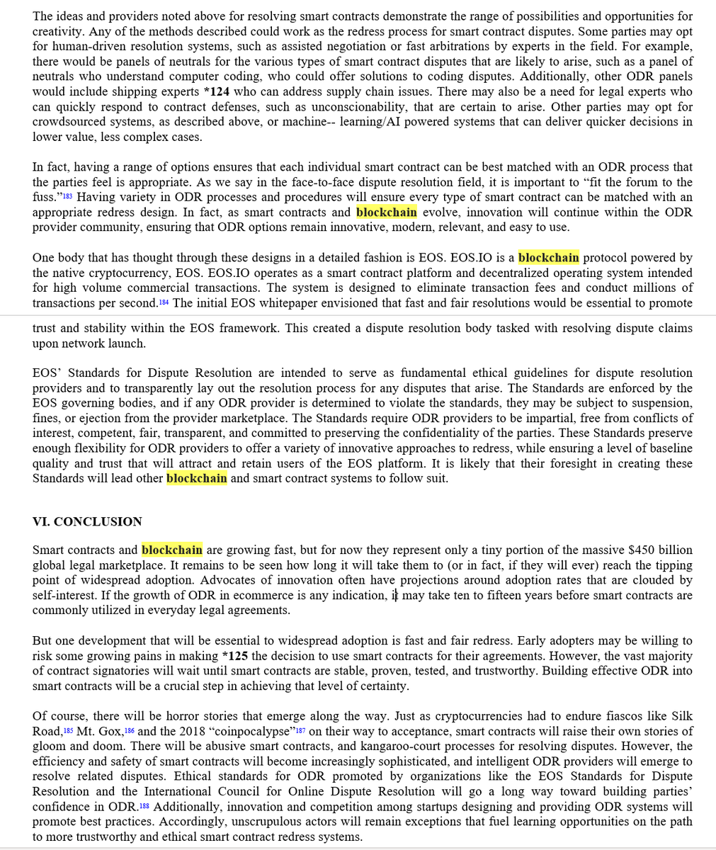 propelforward's tweet photo. Article re: Online Dispute Resolution for #SmartContracts in @MizzouLaw Journal of Dispute Resolution; proposes online dispute resolution (“ODR”) built into smart contracts to efficiently and fairly resolve disputes https://t.co/Zlmy31S7rG