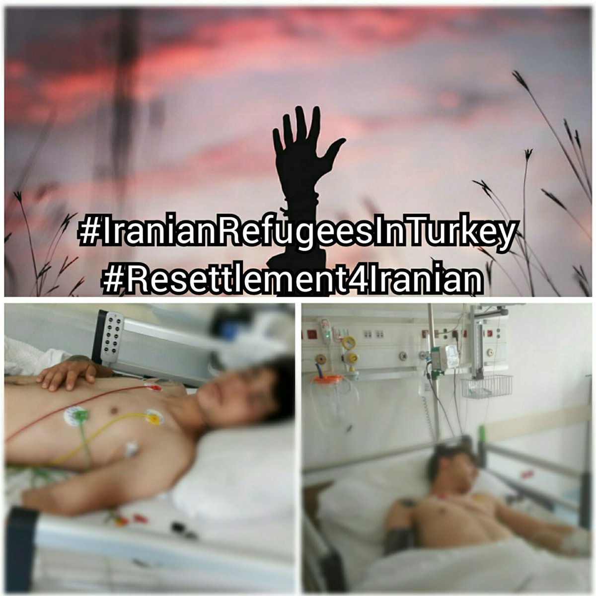 khorshidchehr's tweet image. The world please support #SaveAli.
He is #IranianRefugeesInTurkey.
He needs urgent #Resettlement
#Resettlement4Iranian
@Refugees @UNHCRTurkey @RefugeesCE @ABC @AnnieGrayerCNN @BNN_Television @MBSnews @cnnbrk @canadanews5 @USAdarFarsi @amnestyOz @amnestyusa @amnesty @AmnestyEU🍁