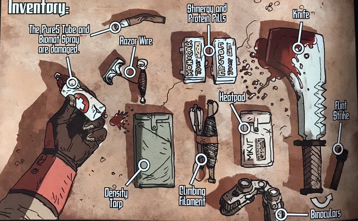 TheWorldOfEdena's tweet photo. “It's just like showing what's in Batman's utility belt. It's one of those comic tricks that makes the medium so much fun.” -Brandon Graham to TJ Dietsch
Gearheads Graham and @simonroyart retool PROPHET (#21, Image, 2012).
#ProphetComic #SimonRoy
#HeavyMetalMagazine https://t.co/Uh2MUNDoBQ