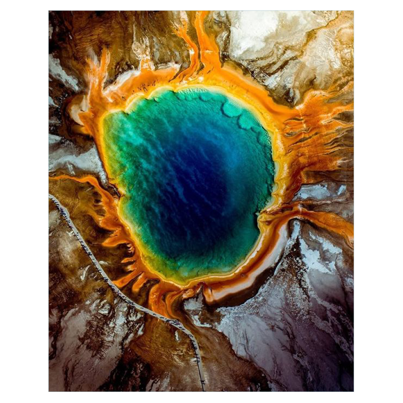 The Grand Prismatic Spring Yellowstone National Park is truly one of the most alien and beautiful spots that this planet has to offer, if you ever find yourself near Yellowstone National Park this a top priority!

#grandprismaticspring #yellowstonenationalpark  #nationalpark
