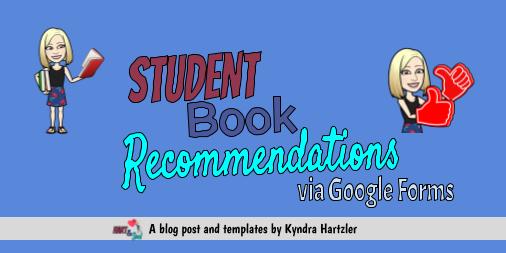 I'm loving all my reading time this summer and recommendations from others, so I thought I would share how I allow students to recommend books in our classroom on my blog! Google Forms helps make it quick and easy! bit.ly/rbookecommend @GoogleForEdu #ExploreWells #CFISDchat