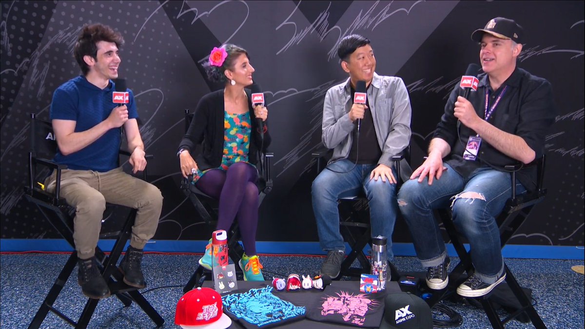 karidlane's tweet photo. So much fun talking with @alexvondavid about #SwordArtOnline and #voiceacting for #AXlive! You can watch on YouTube or Twitch.

#AnimeExpo2019 #AX2019 #AX #AboutLastNight #voiceactor #anime #sao_anime #hosting https://t.co/MRd4ybMTOq