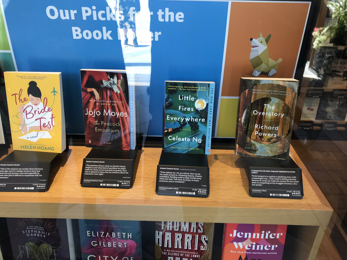 Went to the Amazon Book store in Santana Row. Very surprised all the tags are paper and not the amazon e-ink. Nice selection of books and other products