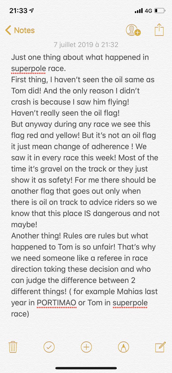 lorisbaz's tweet image. Just sometching about what happened in superpole race.
With @TheRealTomSykes and the massive crash! First of all I’m so happy no rider or Marshall have been injured  for the rest here my thoughts and what we could improve !