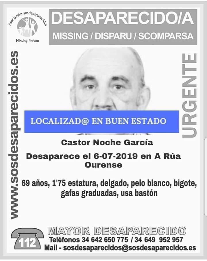 PC_Carucedo's tweet photo. @guardiacivil Localizado en buen estado 😊 https://t.co/MUR4rA4pIm