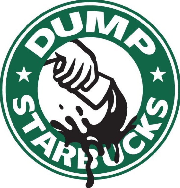 KTVU's tweet image. Tempe Police officers claim they were asked to leave a Starbucks location on July 4. The police agency also shared this "Dump Starbucks" image on their social media accounts   bit.ly/2Jj6A2n