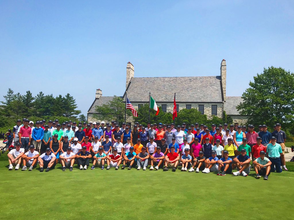 GCAOWI's tweet photo. Thank you @GolfKohler for your tremendous support of junior golf!
We are excited to have 100 #WIHSGolf players attending the 2 day College Showcase. This event is co-run by our association and @WPGAJuniorGolf. https://t.co/Ay2sCmw7yu