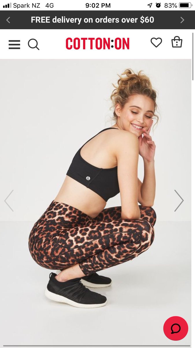 KLBeachcomber's tweet photo. I’ve been putting-off restarting Exercise (I’ve put on a few pounds in last 12 month’s). I think I’m going to Start today! I’ve got a new pair of #LepardPrint ActiveWear from @cottononbody so I’m keen to look stylish, whilst on a Walk. I bought this on-Sale $15.00 last Week  👇🏻🖤 https://t.co/1swAg44kYa