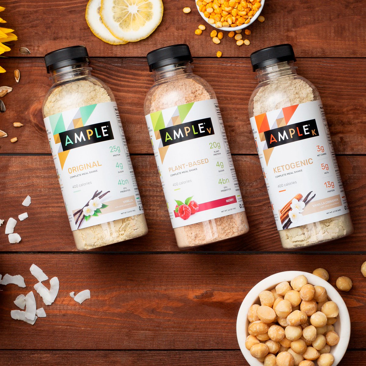 Ample On Twitter Why Ample Has The Perfect Meal Replacement Shakes 100 Real Food Ingredients Gluten Free Soy Free Non Gmo Low Sugar Perfect On The Go Great