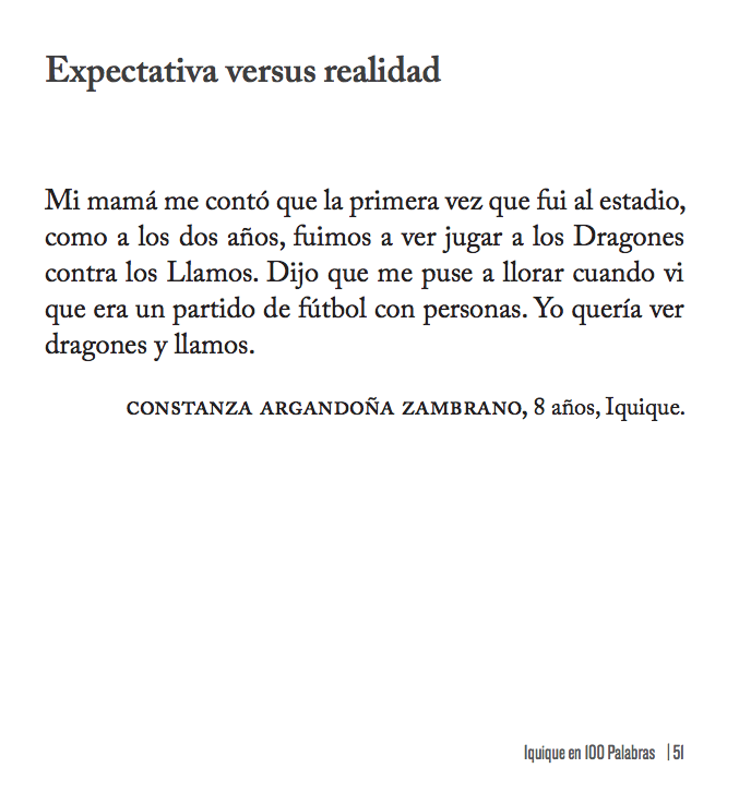 iquique100's tweet photo. #cuentodeldía: «Expectativa versus realidad»*

¡Participa en la versión IX de nuestro concurso de cuentos breves! Puedes enviar hasta 5 cuentos en https://t.co/vLJqzFkG61

*publicado en el libro con los mejores 100 cuentos de la versión VIII de #iquiqueen100palabras https://t.co/kUo2awScM3