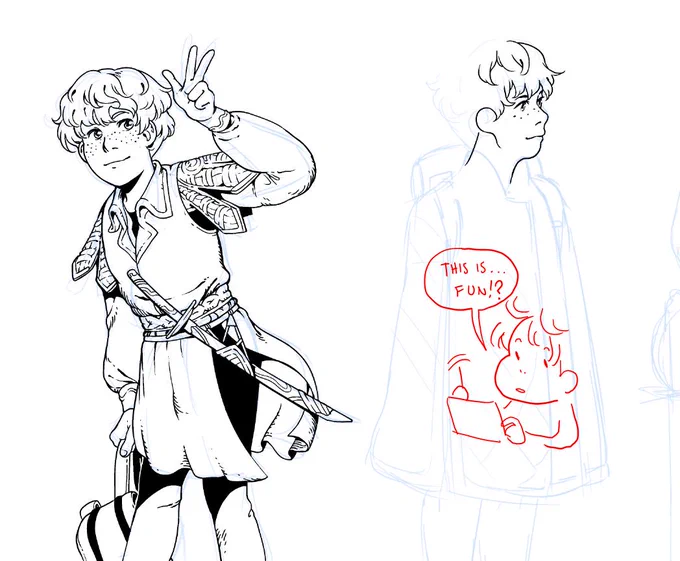 This is a lot more fun than I thought it was going to be! Character sheets T0T 