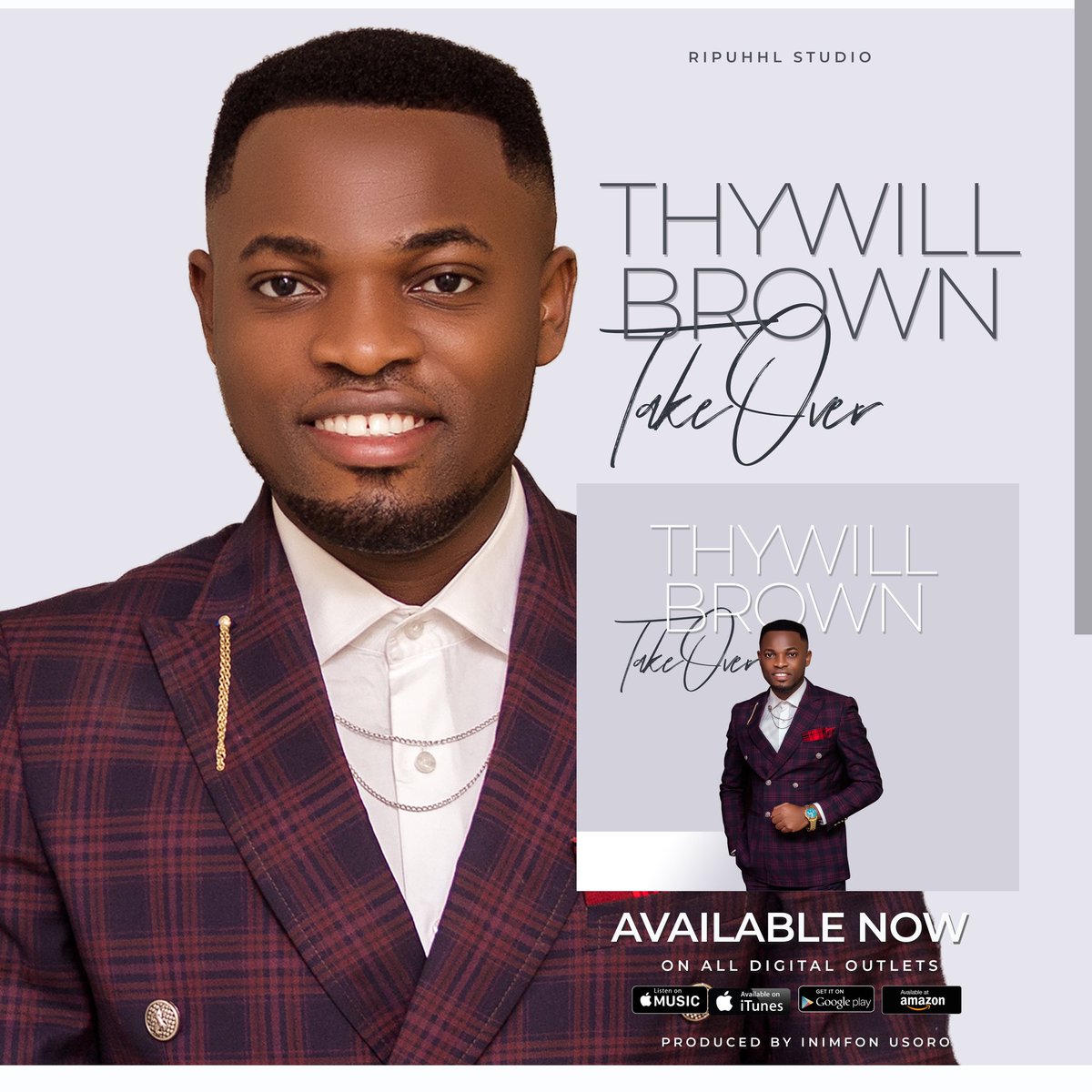 Brownthywill's tweet image. Finally  guys, My new single #TakeOver is here. 
That's the link for download 
premium9ja.com/thywill-brown-…
Please go,and download it and be blessed
Also help retweet this.. Thank you very much..i love you all
@danielmarven @Inimfonusoro2
@precious_chee
@TheDJGospel @is_salsu