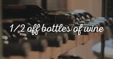 RulaBula's tweet photo. Join us for half off select bottles tonight! Because it's bad to keep things bottled up 😄🍷 https://t.co/XeIMQwOU4c