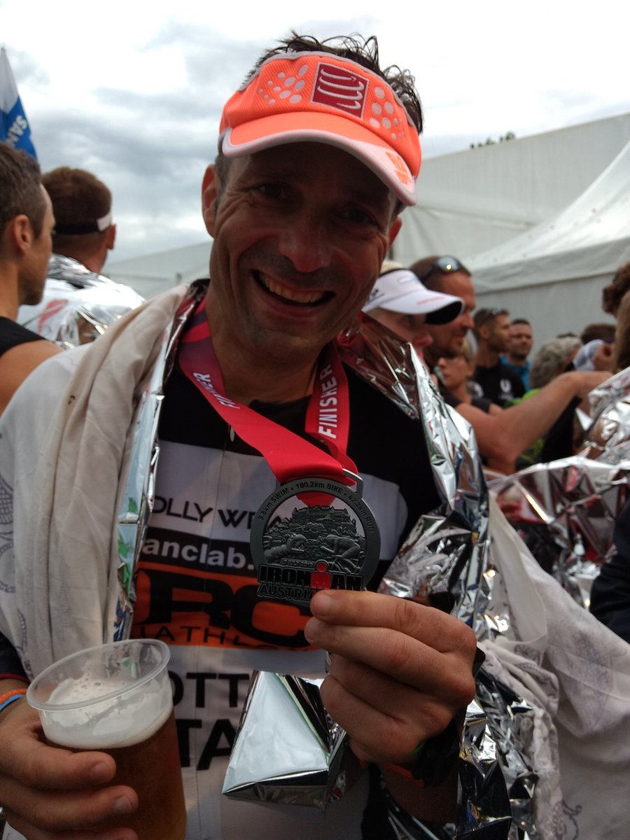 You are a true winner <a href="/mauroiotti/">Mauro Iotti</a> <a href="/IRONMANtri/">IRONMAN Triathlon</a> #IMAustria Well done! Time to enjoy that drink 🙃