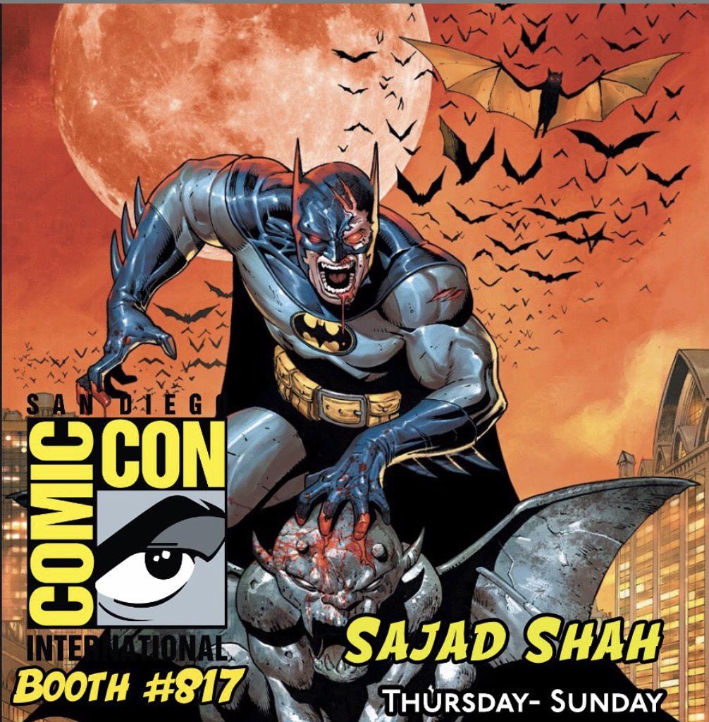 SDCC 2019 Guest announcement #4! @sajad_shah will be with Planet Awesome Collectibles (Booth #817) from Thursday, July 18 to Sunday, July 21! #sandiegocomiccon #sdcc #sdcc2019 #sajadshah #planetawesomecollectibles #batman  #tmnt #teenagemutantninjaturtles #dceased