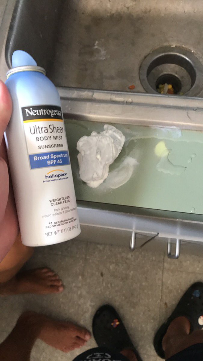 you ain’t from the south if you never had sunscreen and ice‼️💯