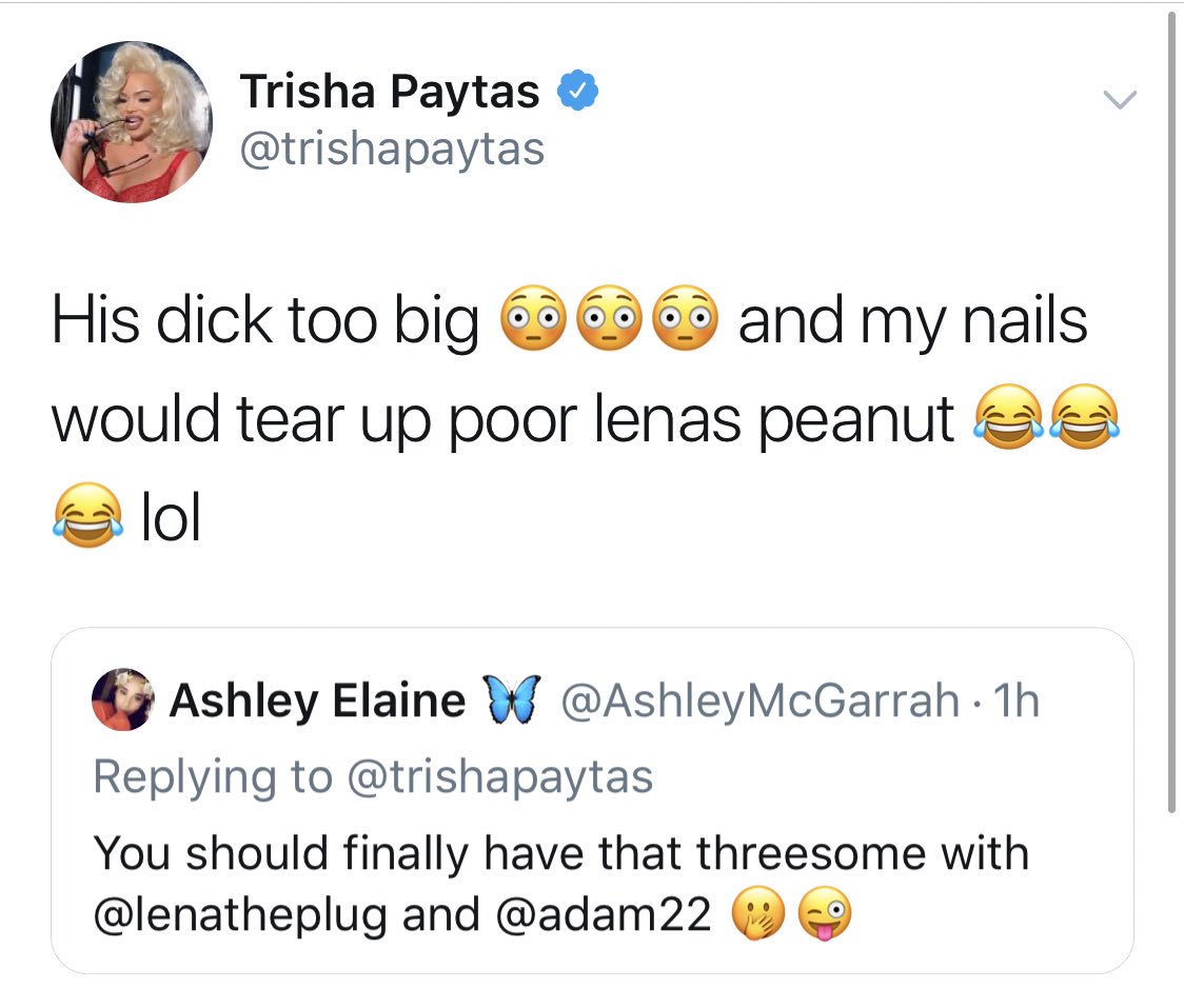 Trisha Paytas on X: 🙊🙊  X