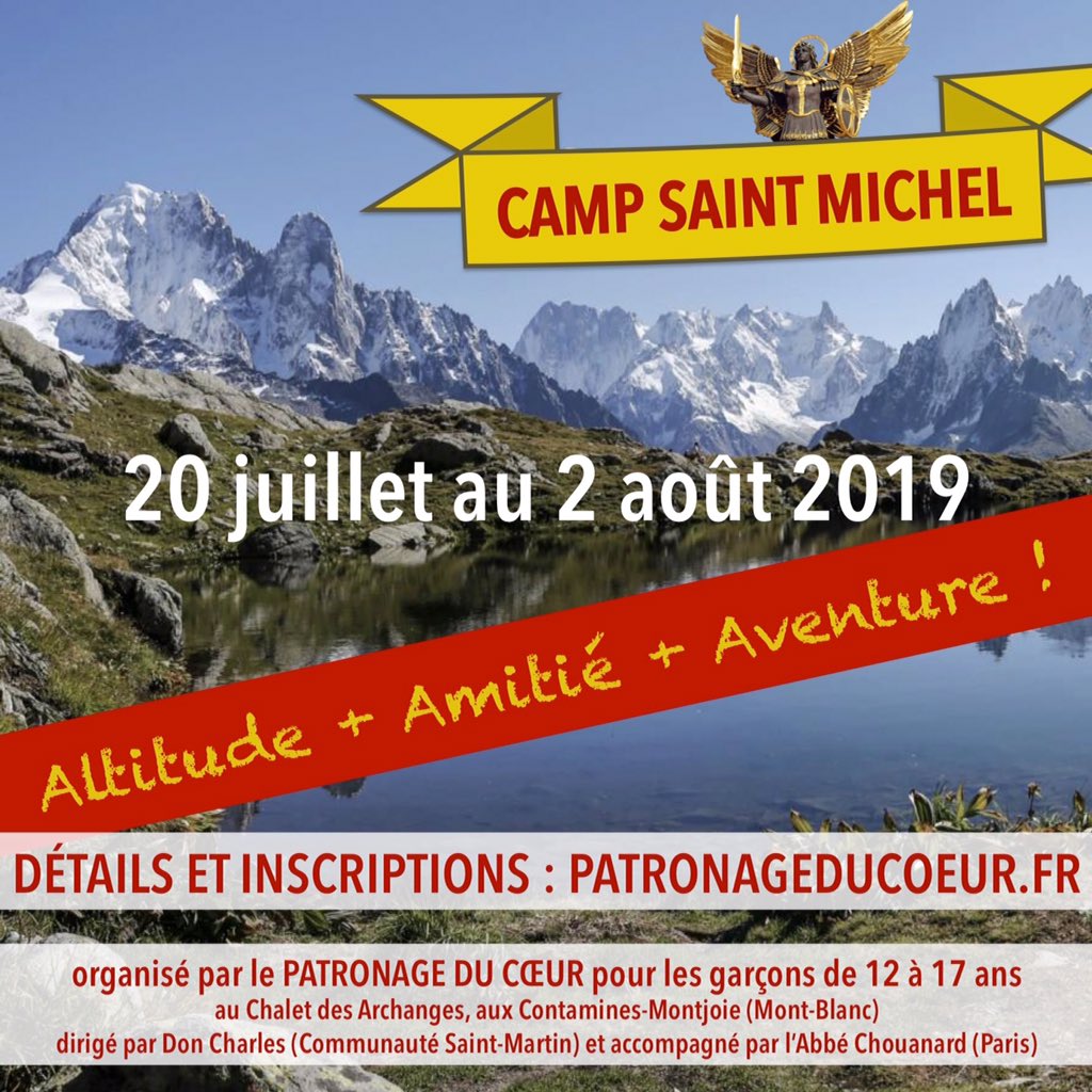 PatroduCoeur's tweet photo. Il reste encore quelquesplaces pour le Camp Saint-Michel ! @Garçons 12-17ans https://t.co/yiRGZFEmr8 #HauteSavoie #VTT #ViaFerrata #Randonnée #montagne #ados https://t.co/BJSK3vjtJ2