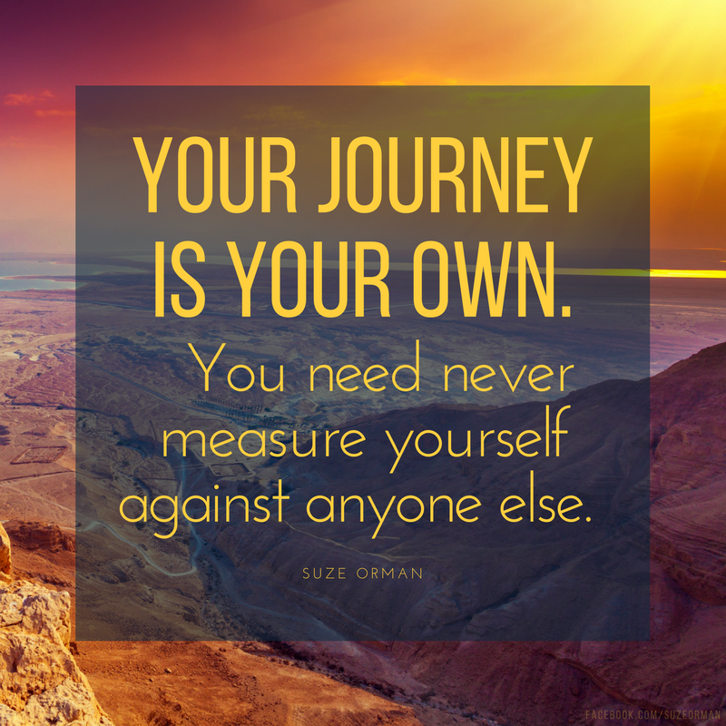 Don't compare yourself against others. Your journey is your own. #SundayMotivation