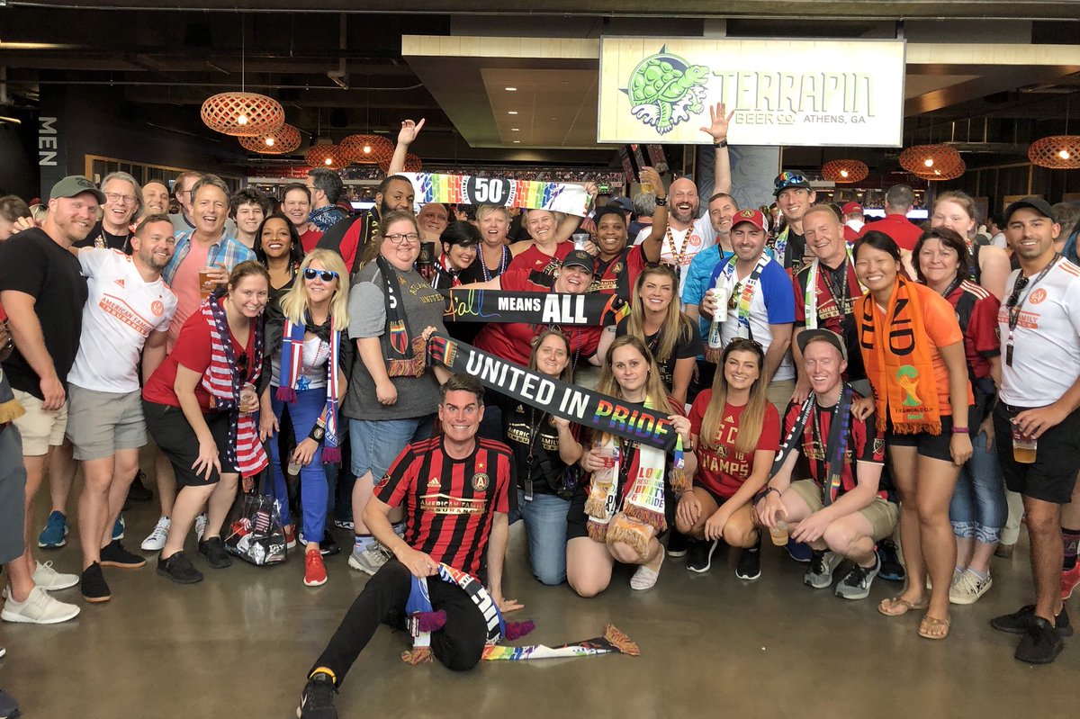 gactguy82's tweet image. Halftime versus the jersey #redbulls #UnitedInPride #ATL #ATLUTD