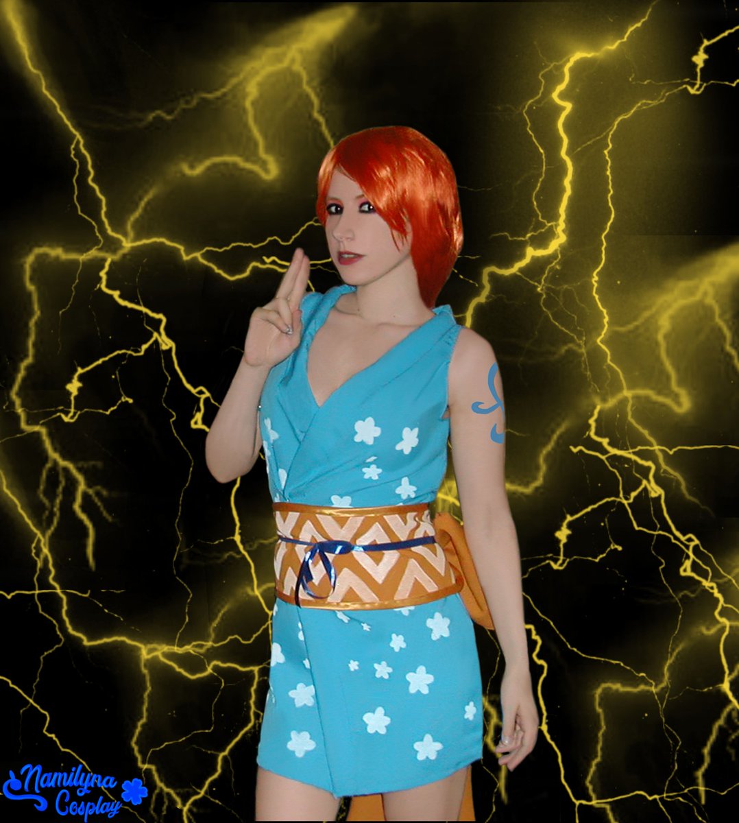 NamiLyna's tweet photo. ☁ Ninpo thunderball Tempo no jutsu!⚡ 💰O-Nami the Kunoichi
#nami #namicosplay #onepiece  #cosplaynami  #wano #ワンピース  #ナミ #麦わら https://t.co/2lvk4LlTXJ