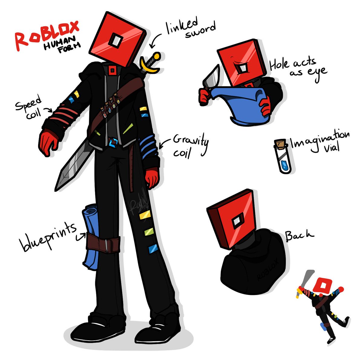 Rad Is Short For Radical On Twitter Roblox But Humanised - 