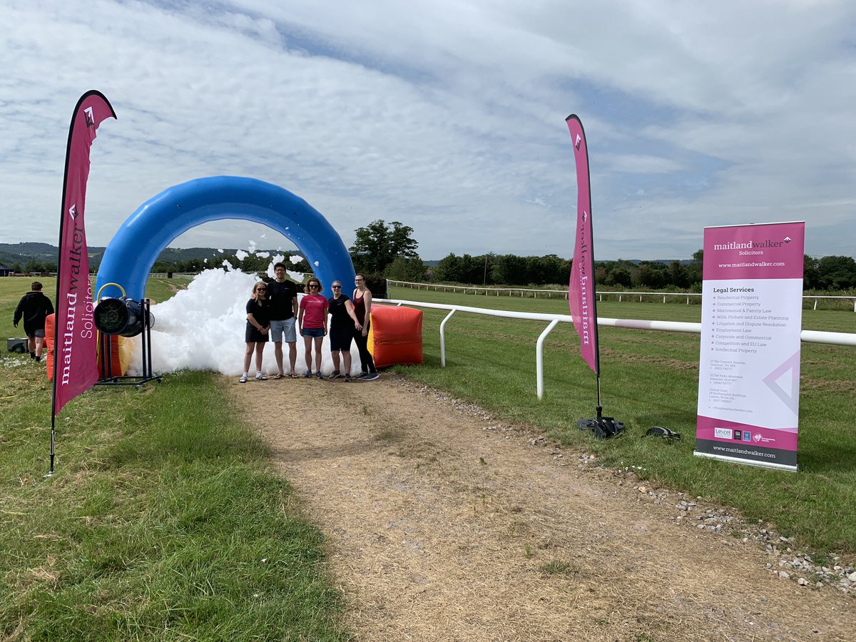 #GlitterRunRemix Setting up before the runners arrive