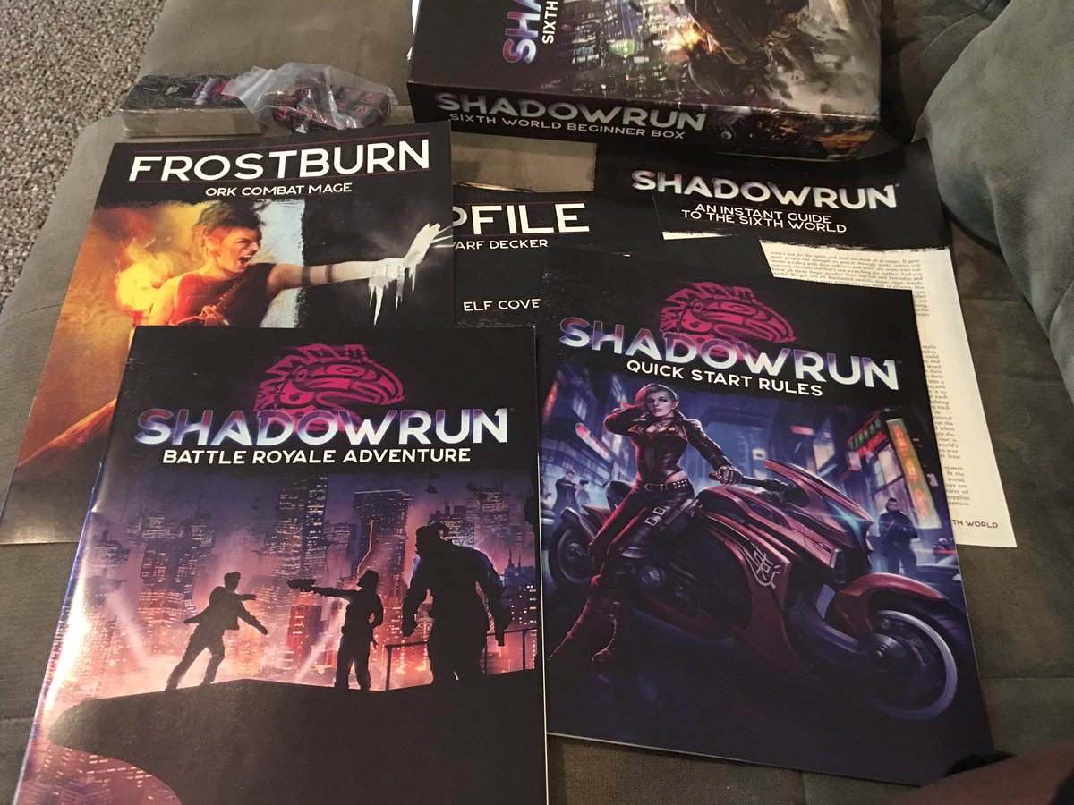 It’s #Shadowrun prep night! Let’s get a shift on. #TTRPG #campaignplanning