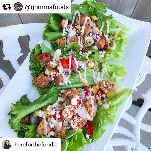 CanadianFoodies's tweet photo. We don't usually repost reposts, but replacing ground meats with sausage is a good idea!
#Repost @grimmsfoods ・・・ DINNER TIME!
.
.
Another low carb option in our #OwnTheGrill series! @hereforthefoodie brings us these crunchy and slightly spicy lettuc… https://t.co/nlWASFTn8I https://t.co/yJClkXF36s