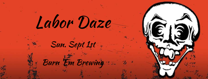 burnem_brewing's tweet photo. 4th Annual LABOR DAZE event Sun. Sept 1st! Music by: @LeftLaneCruiser, LD Miller Band, @RobertRolfeFedd, @modernvultures, Deep Fried Pickle Project Jug Band. $5/pre-sale, $10/at-the-door, ALL AGES WELCOME! Beer & Food TBA, Tix avail. in-house & https://t.co/nvYvkkssJe #LaborDaze https://t.co/8XF8EbZyrR