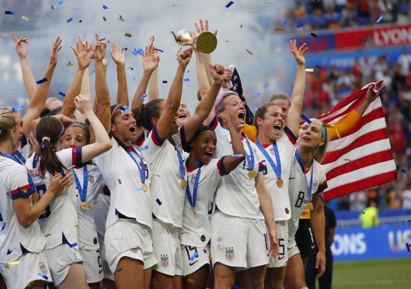 Reuters's tweet photo. Landmark women's World Cup set to be game-changer https://t.co/fZ36XVLWSj https://t.co/jqyuj93Fu3