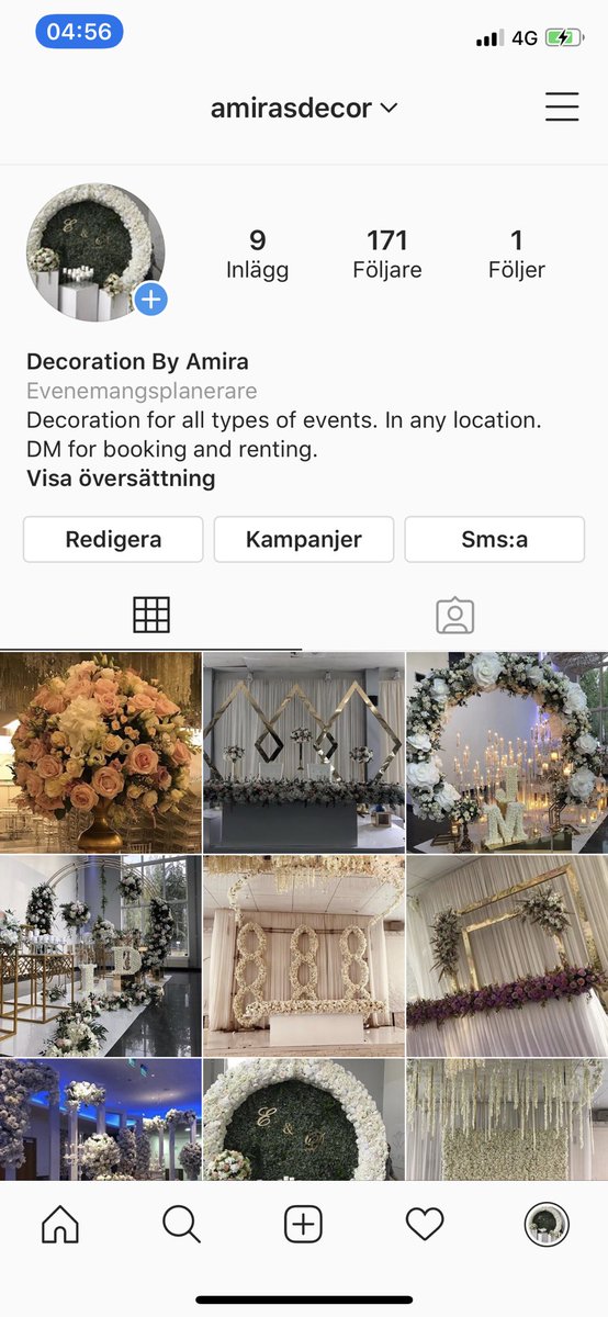 Hej twitter, jag har startat ett dekorationsföretag något jag älskar och velat göra superlänge. Följ jättegärna min insta och dela, och om ni någonsin har fest, bröllop, babyshowe you name it. Im your gal💕