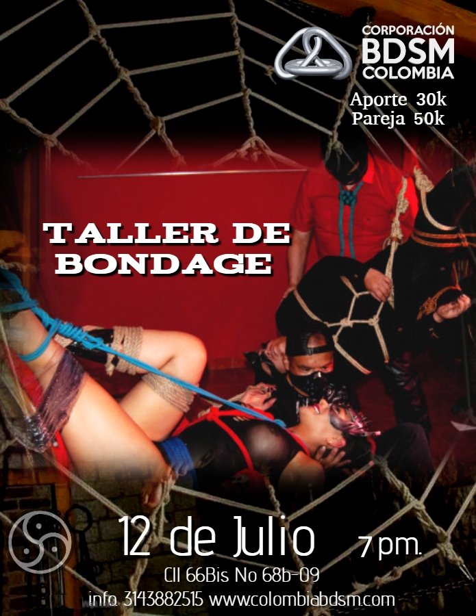 corporacionbdsm's tweet photo. Viernes 12 de julio tendremos 2 en 1 Taller de Bondage y Encuentro de Spank #amolosazotes #megustaeljuete #latigos #flogger #spank #BDSM #megustaquemeaten #amolascuerdas #aprendobondage #aprendobdsm https://t.co/F9apqwy9B8 #corporacionbdsmcolombia https://t.co/TZAxPc7oZ5