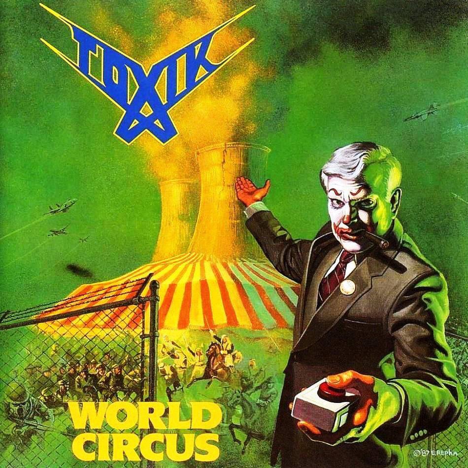 ThisDayInMETAL's tweet photo. July 7th 1987 #Toxik released their debut album “World Circus” #SocialOverload #HeartAttack #HauntedEarth #DoorToHell #SpeedMetal
Did you know...
The band was originally called Tokyo.
The re-release included a cover of the KISS song “Parasite”. https://t.co/fXsFG4d0PE