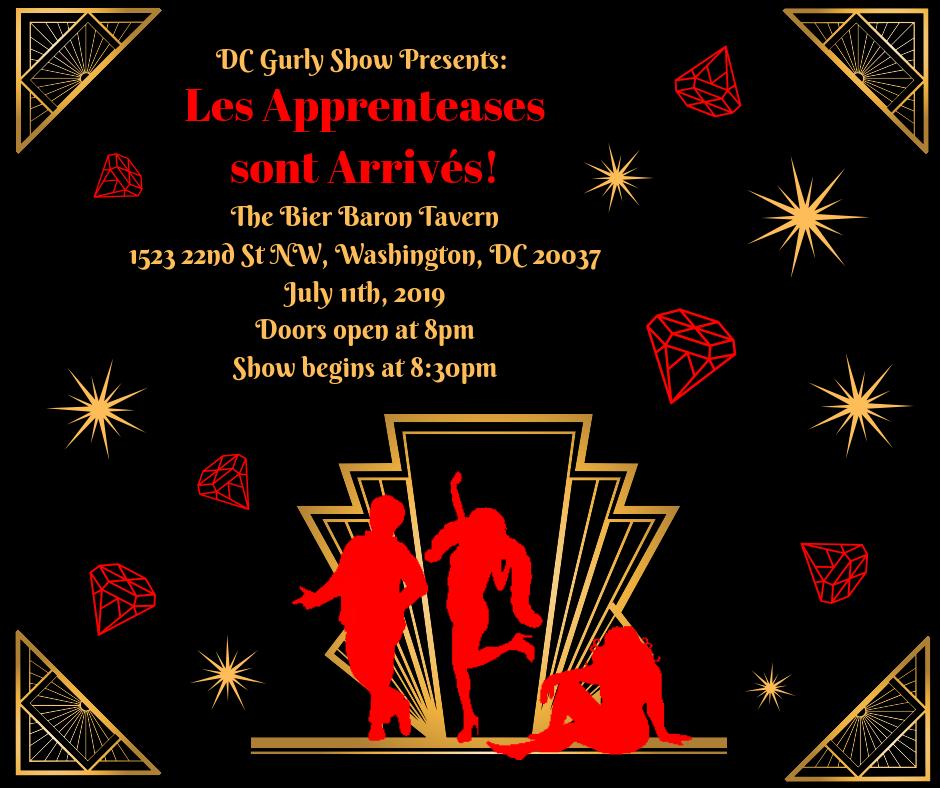 dcgurlyshow's tweet photo. DC Gurly Apprentease Show, This Thursday! - https://t.co/gTVB0oQ1qC https://t.co/5TC3PWWDH3