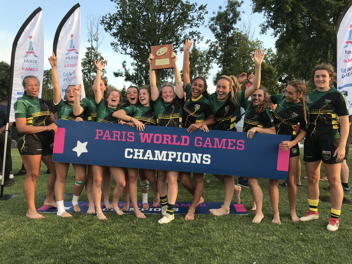 NRU7s's tweet photo. 2019 Paris World Games U18 Girls Cup Champions- @NRU7s https://t.co/ATPHsPQKEi