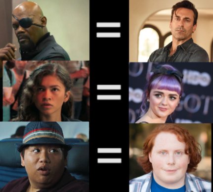 andysignorejunk's tweet photo. I recast the diverse ethnic actors from @SpiderMan #FarFromeHome back into white people tonight only on @PopcornedPlanet https://t.co/s6kaDpQmov